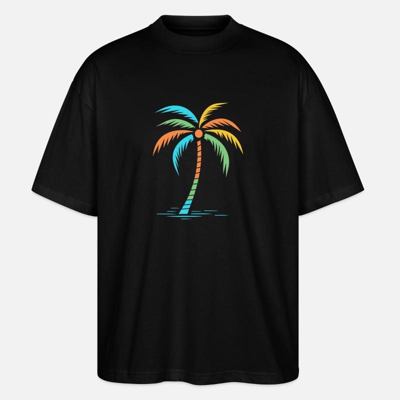 je suis en vacances - T-shirt bio Blaster 2.0 coupe oversize Stanley/Stella Unisexe - noir