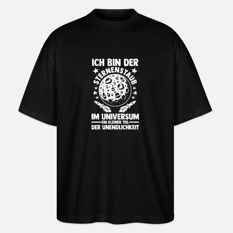 Astrologie, Astrologue, Astronaute, Univers, Espace - T-shirt bio Blaster 2.0 coupe oversize Stanley/Stella Unisexe - noir