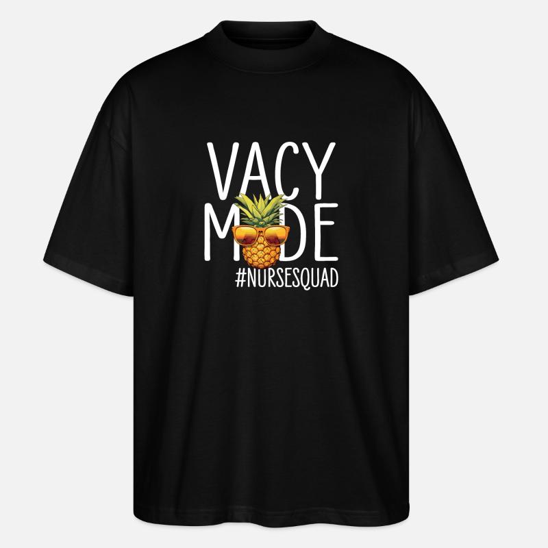 Infirmière Vacances Vacy Mode Nursesquad - T-shirt bio Blaster 2.0 coupe oversize Stanley/Stella Unisexe - noir