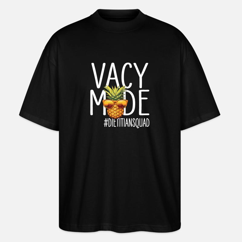 Diététicien Vacances Mode Vacy Diététicien - T-shirt bio Blaster 2.0 coupe oversize Stanley/Stella Unisexe - noir