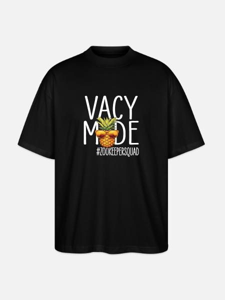 Zookeeper Vacation Vacy Mode Zookeepersquad - Stanley/Stella Oversized Unisex Organic T-shirt Blaster 2.0 - black