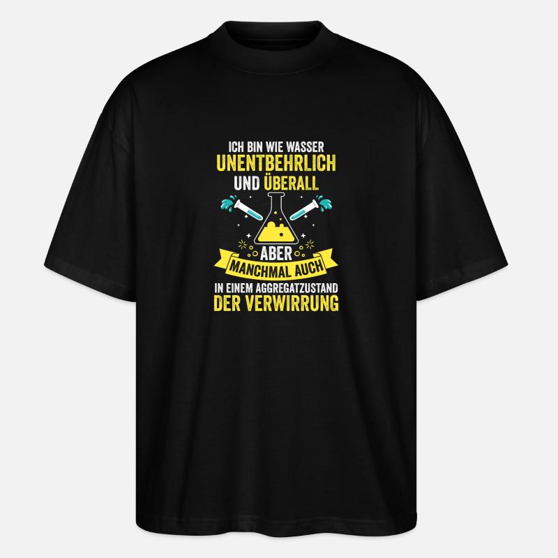 Chimiste Sciences Physique Chimie - T-shirt bio Blaster 2.0 coupe oversize Stanley/Stella Unisexe - noir