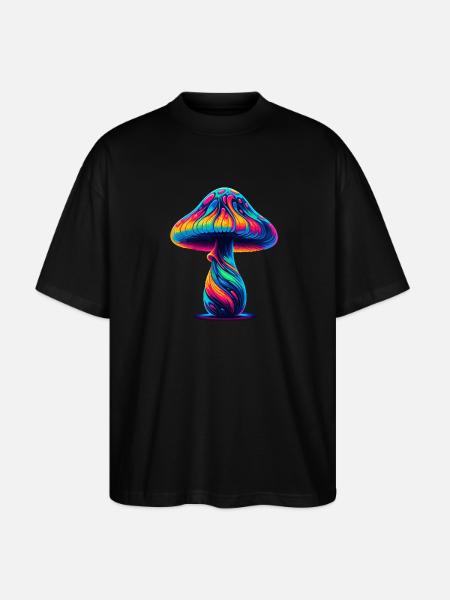 Pilz - Stanley/Stella Oversized Unisex Bio T-Shirt Blaster 2.0 - Schwarz