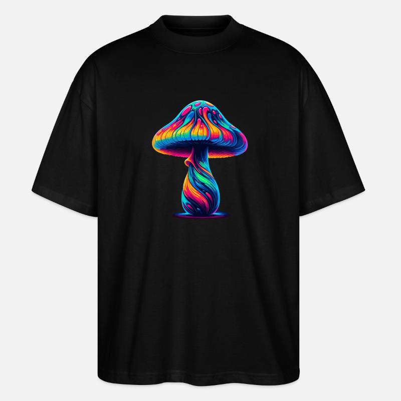 Champignon - T-shirt bio Blaster 2.0 coupe oversize Stanley/Stella Unisexe - noir