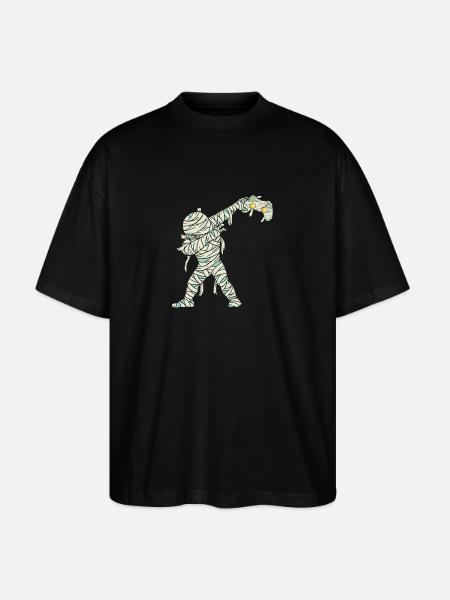 Halloween Dabbing Mummy Gamer - Stanley/Stella Oversized Unisex Organic T-shirt Blaster 2.0 - black