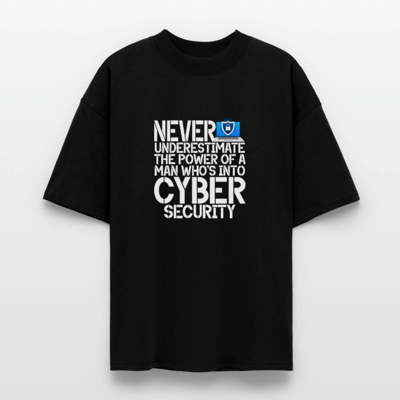 Cyber security hacker hacking Stanley/Stella Oversized Unisex Organic T-shirt Blaster 2.0