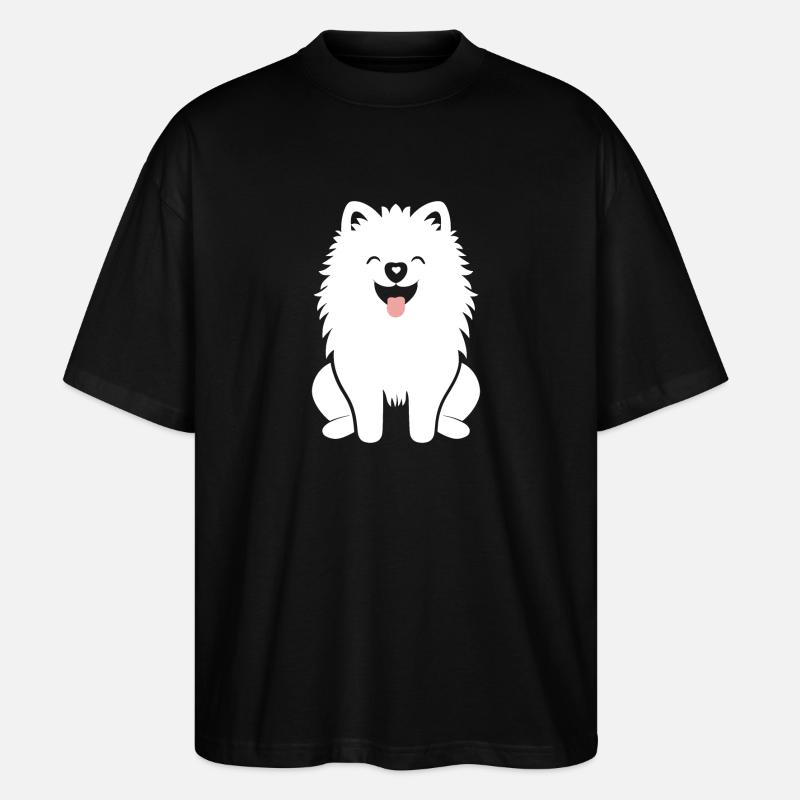Samojede - Stanley/Stella Oversized Unisex Bio T-Shirt Blaster 2.0 - Schwarz