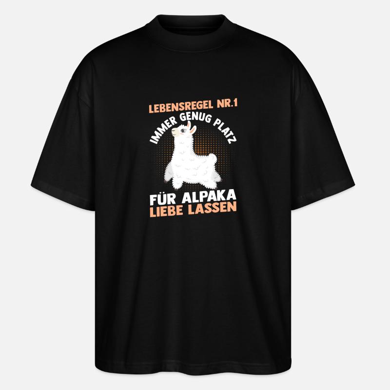Alpaka - Stanley/Stella Oversized Unisex Bio T-Shirt Blaster 2.0 - Schwarz