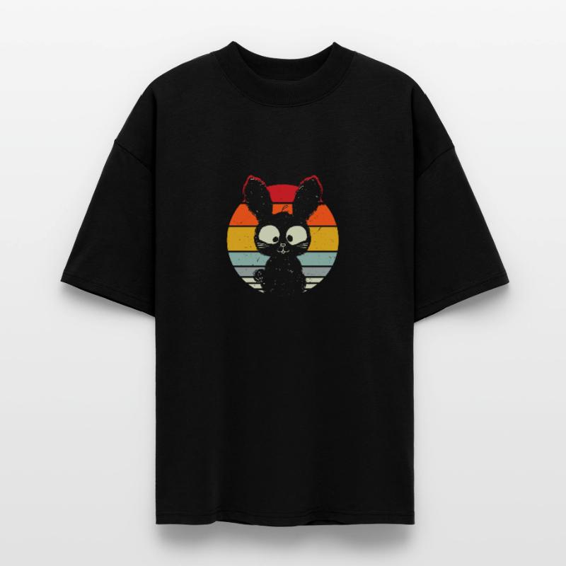 Bunny, Bunny, Retro Rabbit, Easter Bunny, Easter Bunny Stanley/Stella Oversized Unisex Organic T-shirt Blaster 2.0