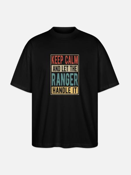 Ranger Retro Gift - Stanley/Stella Oversized Unisex Organic T-shirt Blaster 2.0 - black