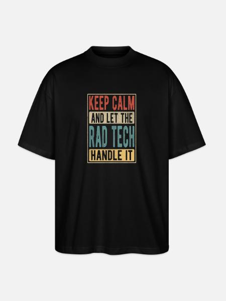 Rad Tech Retro Gift - Stanley/Stella Oversized Unisex Organic T-shirt Blaster 2.0 - black