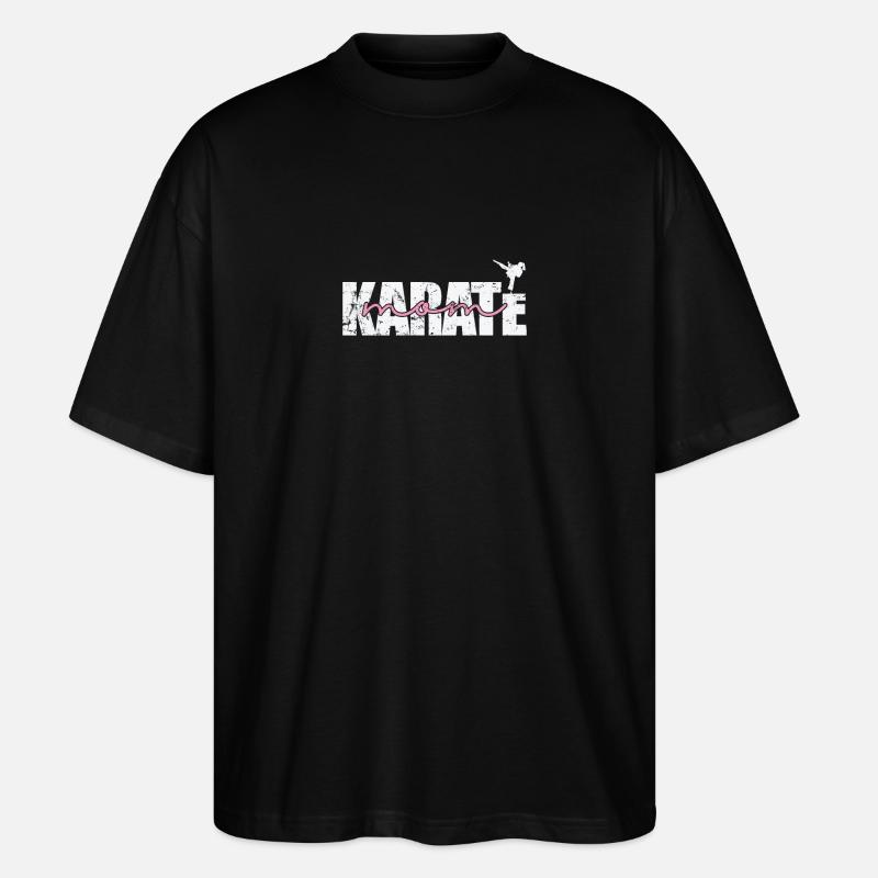 Karate Mom - Stanley/Stella Oversized Unisex Organic T-shirt Blaster 2.0 - black