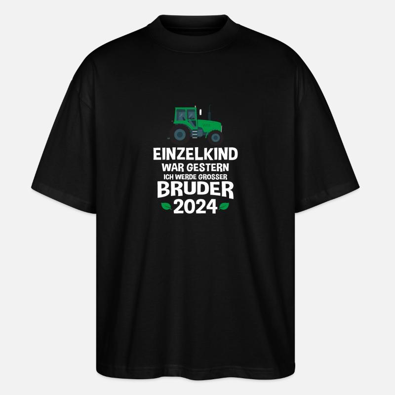 Grand Frère 2024 - T-shirt bio Blaster 2.0 coupe oversize Stanley/Stella Unisexe - noir