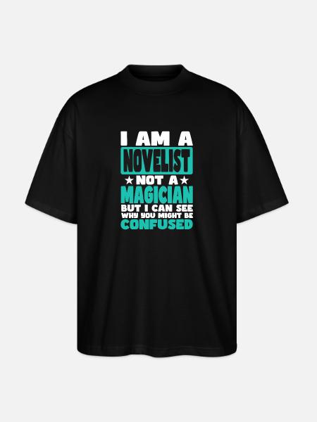 Novelist - Stanley/Stella Oversized Unisex Organic T-shirt Blaster 2.0 - black