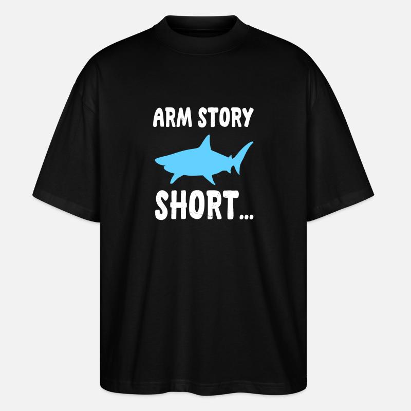 Hai Arm Amputation - Stanley/Stella Oversized Unisex Bio T-Shirt Blaster 2.0 - Schwarz
