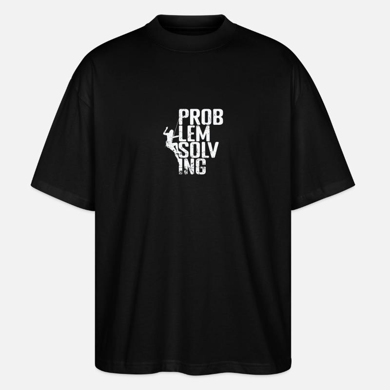 Problem Solving Bouldering - Stanley/Stella Oversized Unisex Organic T-shirt Blaster 2.0 - black