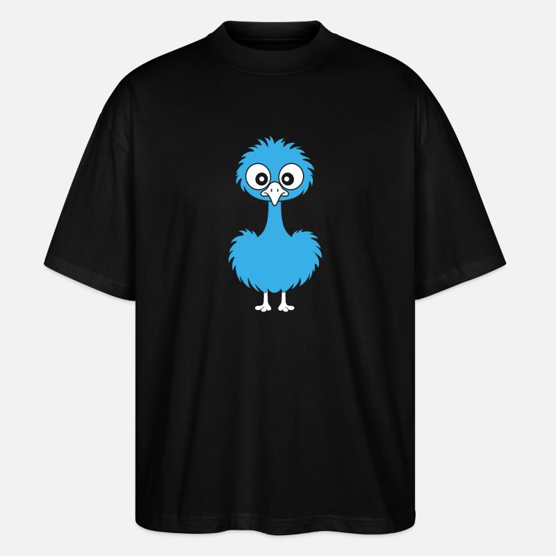 Strauß - Stanley/Stella Oversized Unisex Bio T-Shirt Blaster 2.0 - Schwarz
