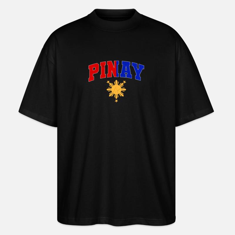 Filipina – Pinay - Stanley/Stella Oversized Unisex Bio T-Shirt Blaster 2.0 - Schwarz