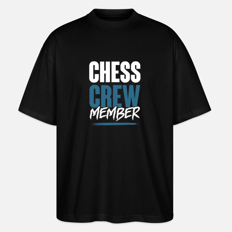 Chess Crew - Stanley/Stella Oversized Unisex Organic T-shirt Blaster 2.0 - black