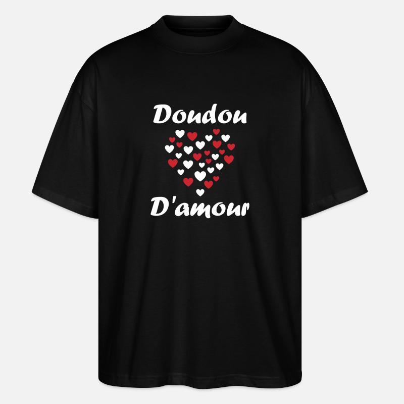 Doudou - T-shirt bio Blaster 2.0 coupe oversize Stanley/Stella Unisexe - noir