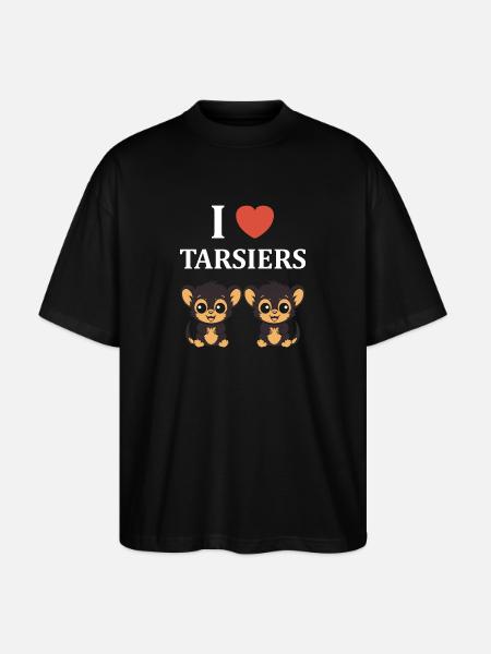 Humour tarsier - T-shirt bio Blaster 2.0 coupe oversize Stanley/Stella Unisexe - noir