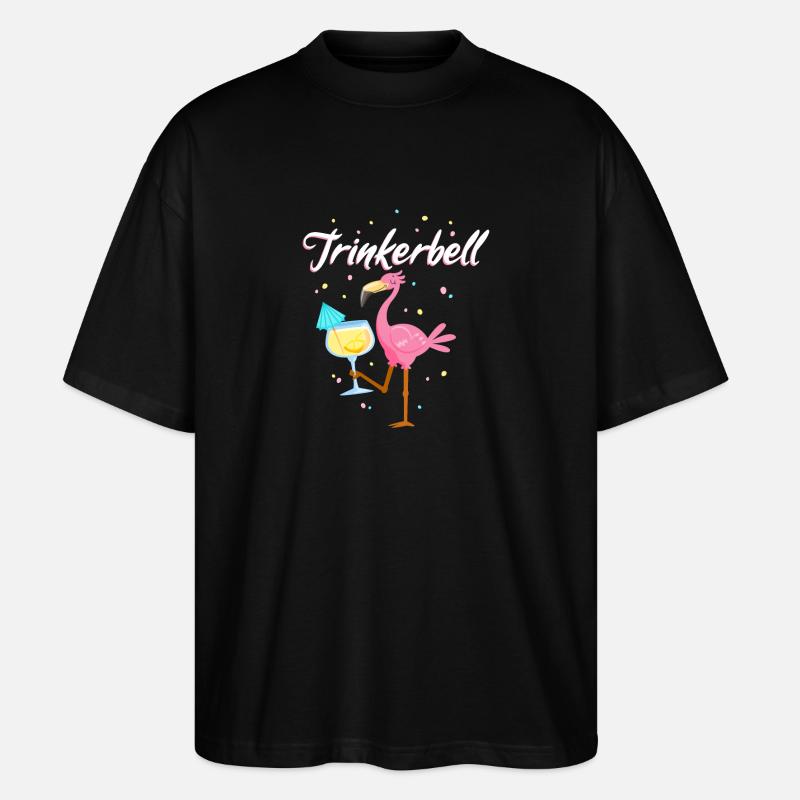 Trinkerbell - Stanley/Stella Oversized Unisex Bio T-Shirt Blaster 2.0 - Schwarz