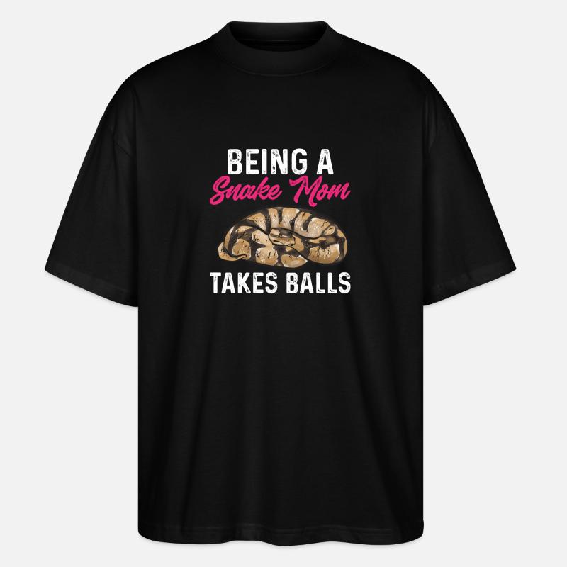 Ball Python Snake King Python - T-shirt bio Blaster 2.0 coupe oversize Stanley/Stella Unisexe - noir
