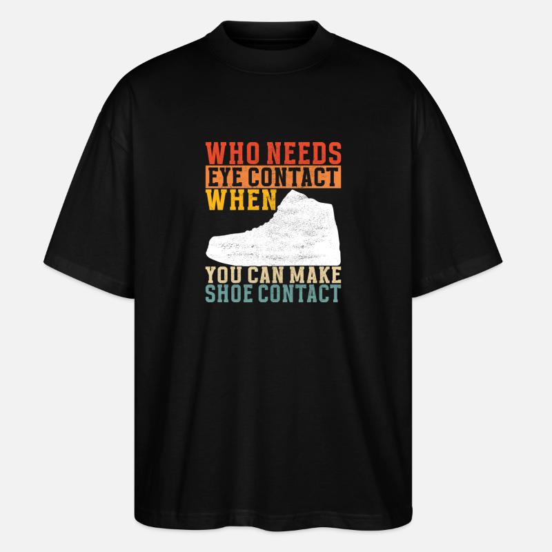 Sneakerhead Collectionneur de baskets - T-shirt bio Blaster 2.0 coupe oversize Stanley/Stella Unisexe - noir