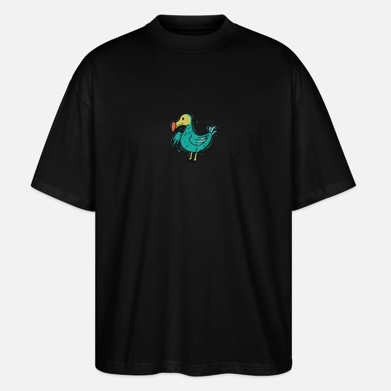 Dodo Birds Mauritius - Stanley/Stella Oversized Unisex Bio T-Shirt Blaster 2.0 - Schwarz