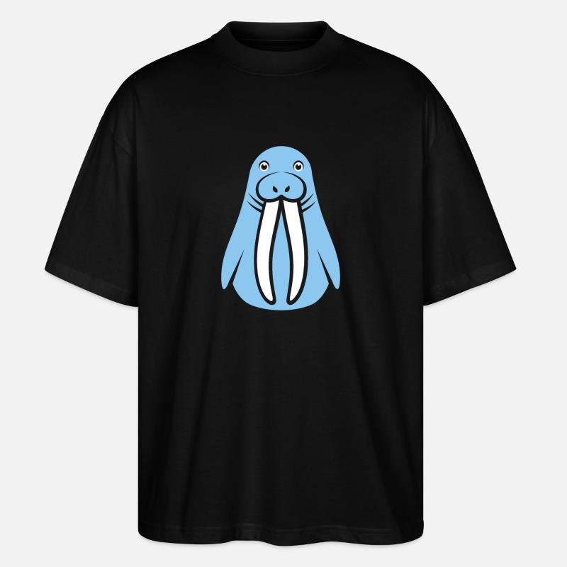 Morse - T-shirt bio Blaster 2.0 coupe oversize Stanley/Stella Unisexe - noir