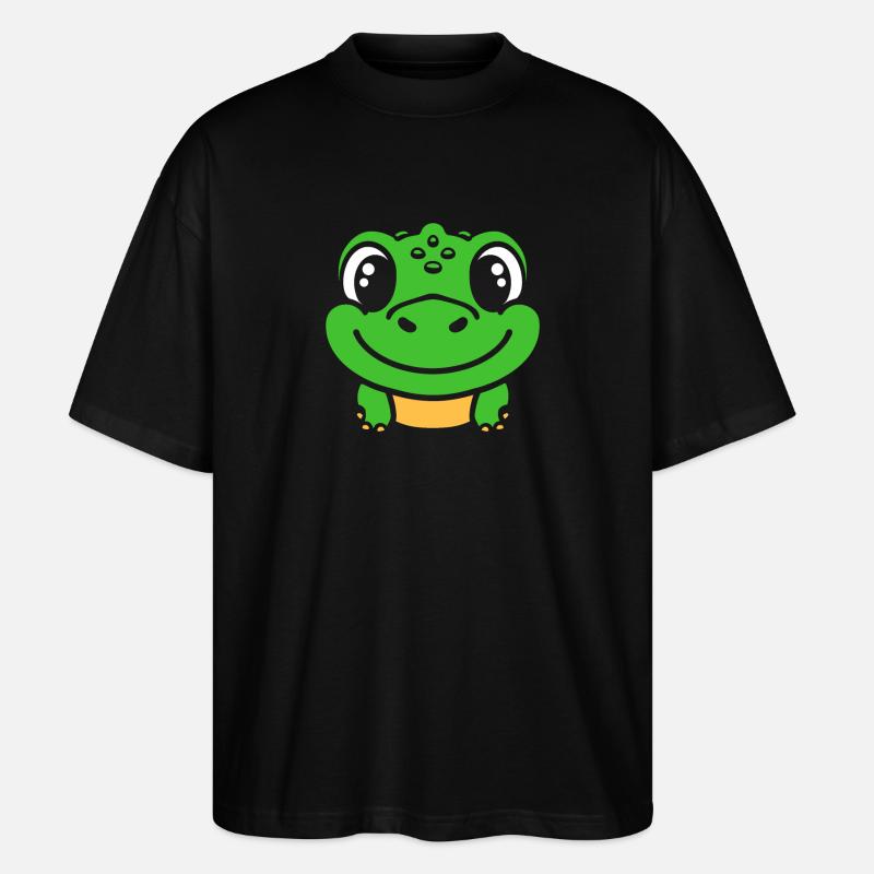 Krokodil - Stanley/Stella Oversized Unisex Bio T-Shirt Blaster 2.0 - Schwarz
