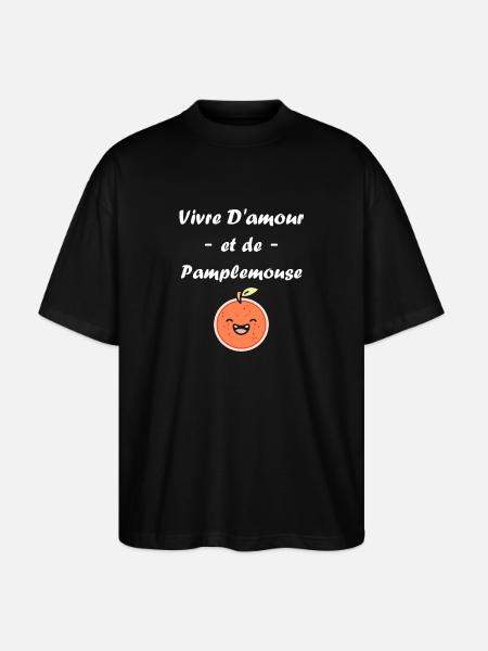 Humour Pamplemousse - T-shirt bio Blaster 2.0 coupe oversize Stanley/Stella Unisexe - noir