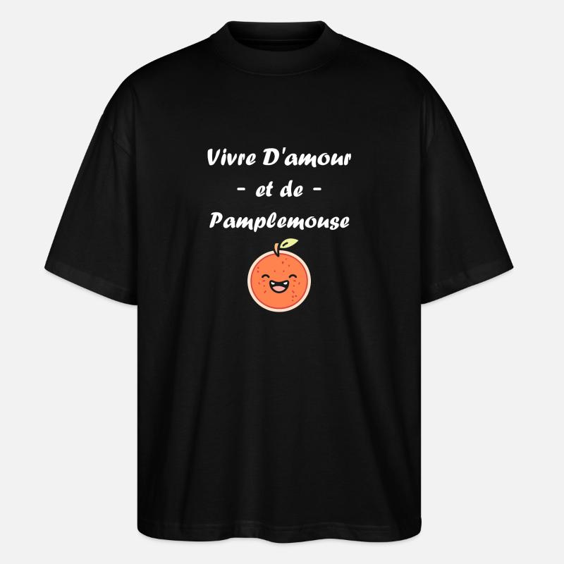 Humour Pamplemousse - T-shirt bio Blaster 2.0 coupe oversize Stanley/Stella Unisexe - noir