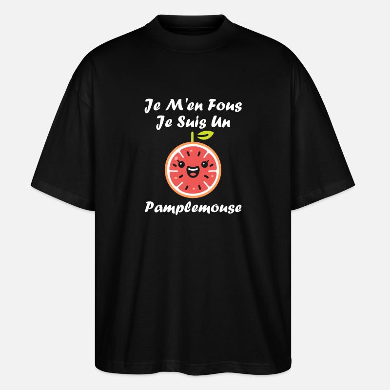Humour Pamplemousse - T-shirt bio Blaster 2.0 coupe oversize Stanley/Stella Unisexe - noir
