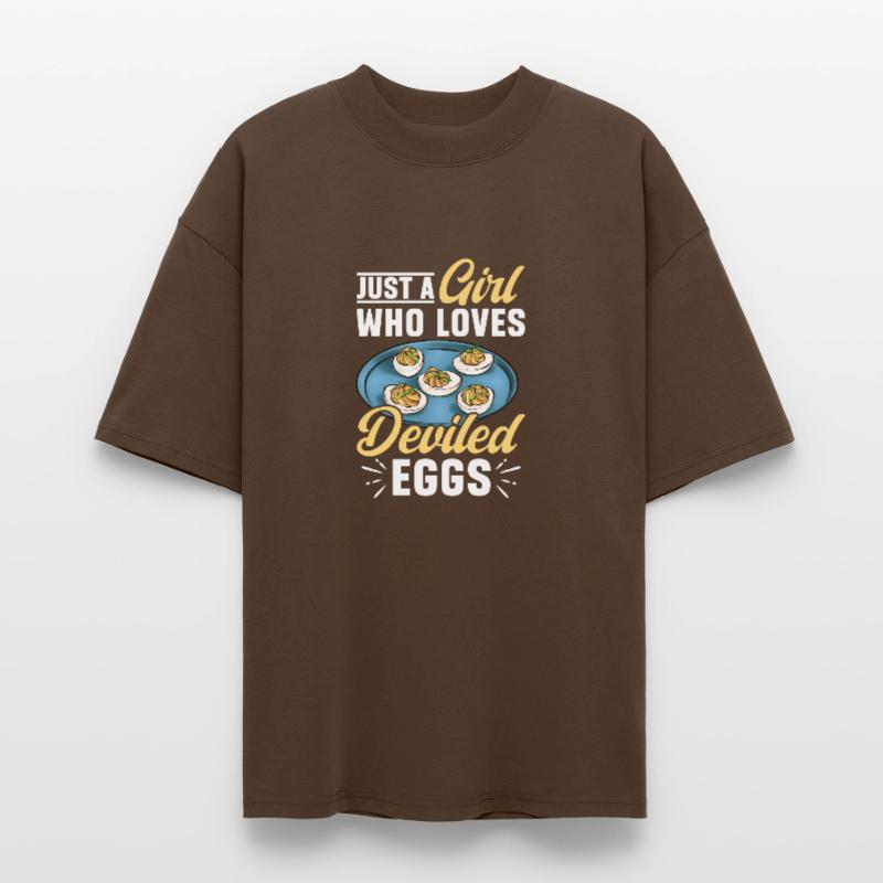 Stuffed Eggs Deviled Eggs Stanley/Stella Oversized Unisex Organic T-shirt Blaster 2.0