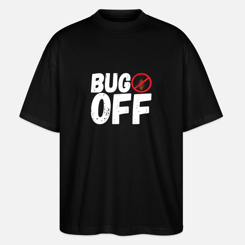 Schädlingsbekämpfung Kammerjäger - Stanley/Stella Oversized Unisex Bio T-Shirt Blaster 2.0 - Schwarz