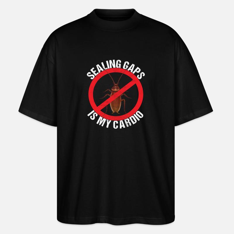 Pest Control Exterminator - Stanley/Stella Oversized Unisex Organic T-shirt Blaster 2.0 - black