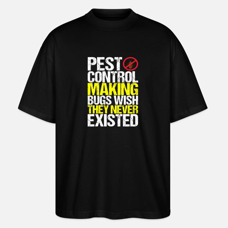 Pest Control Exterminators - Stanley/Stella Oversized Unisex Organic T-shirt Blaster 2.0 - black