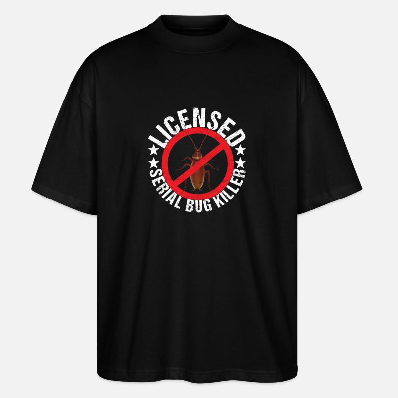 Pest Control Exterminators - Stanley/Stella Oversized Unisex Organic T-shirt Blaster 2.0 - black