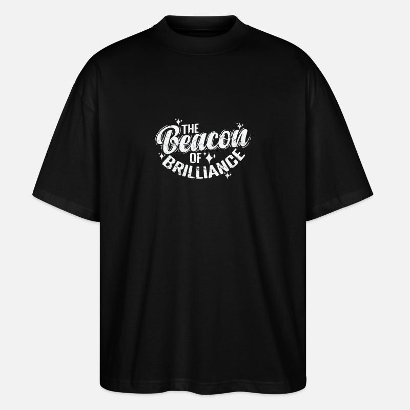 Le phare de l’éclat - T-shirt bio Blaster 2.0 coupe oversize Stanley/Stella Unisexe - noir