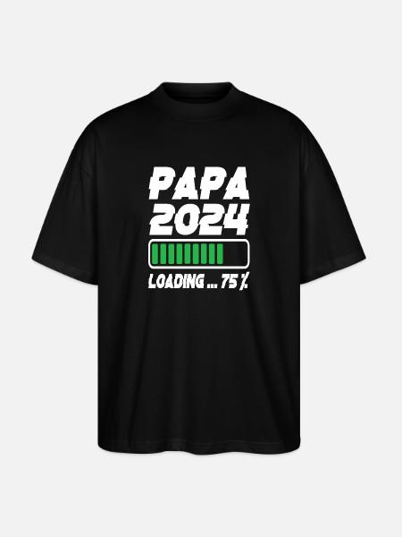 Papa 2024 Loading - Stanley/Stella Oversized Unisex Organic T-shirt Blaster 2.0 - black