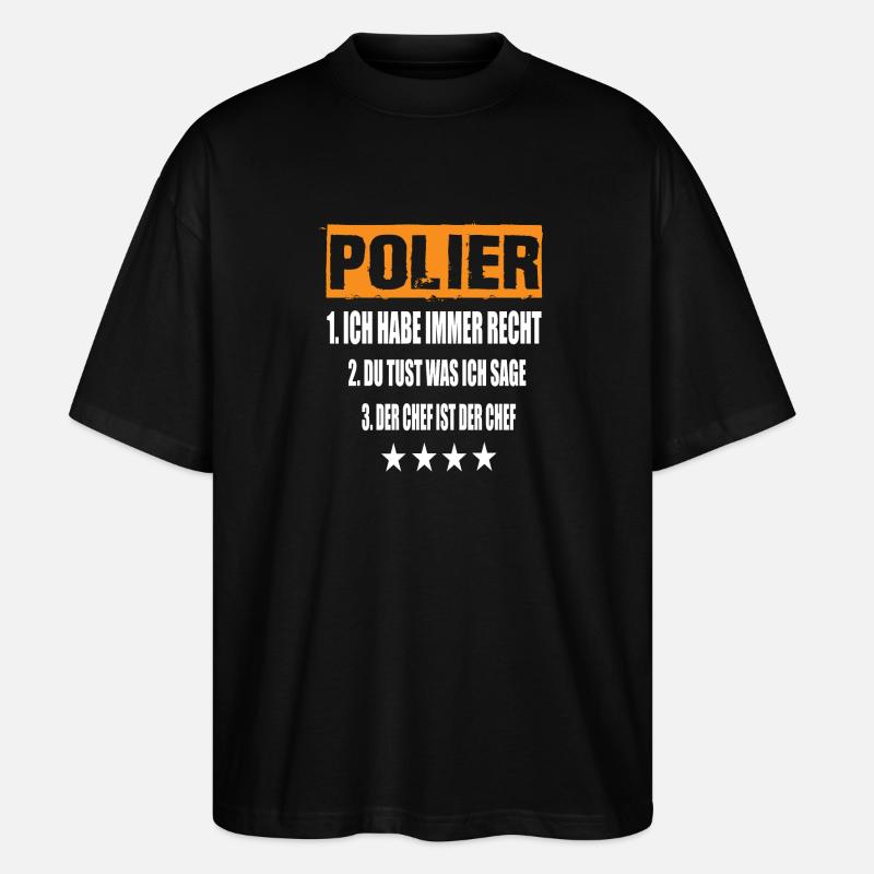Foreman - Stanley/Stella Oversized Unisex Organic T-shirt Blaster 2.0 - black