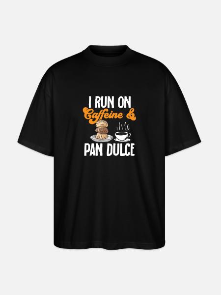 Concha Hispanic Mexican Pan Dulce - Stanley/Stella Oversized Unisex Organic T-shirt Blaster 2.0 - black