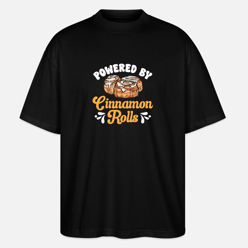 Zimtschnecke - Stanley/Stella Oversized Unisex Bio T-Shirt Blaster 2.0 - Schwarz