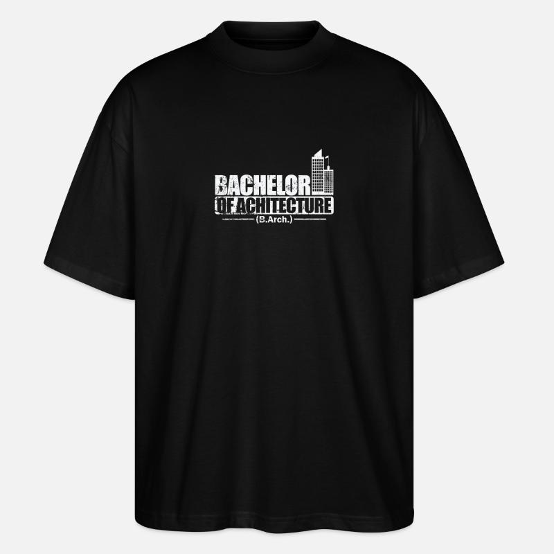 Licence d’architecture Baukunst - T-shirt bio Blaster 2.0 coupe oversize Stanley/Stella Unisexe - noir