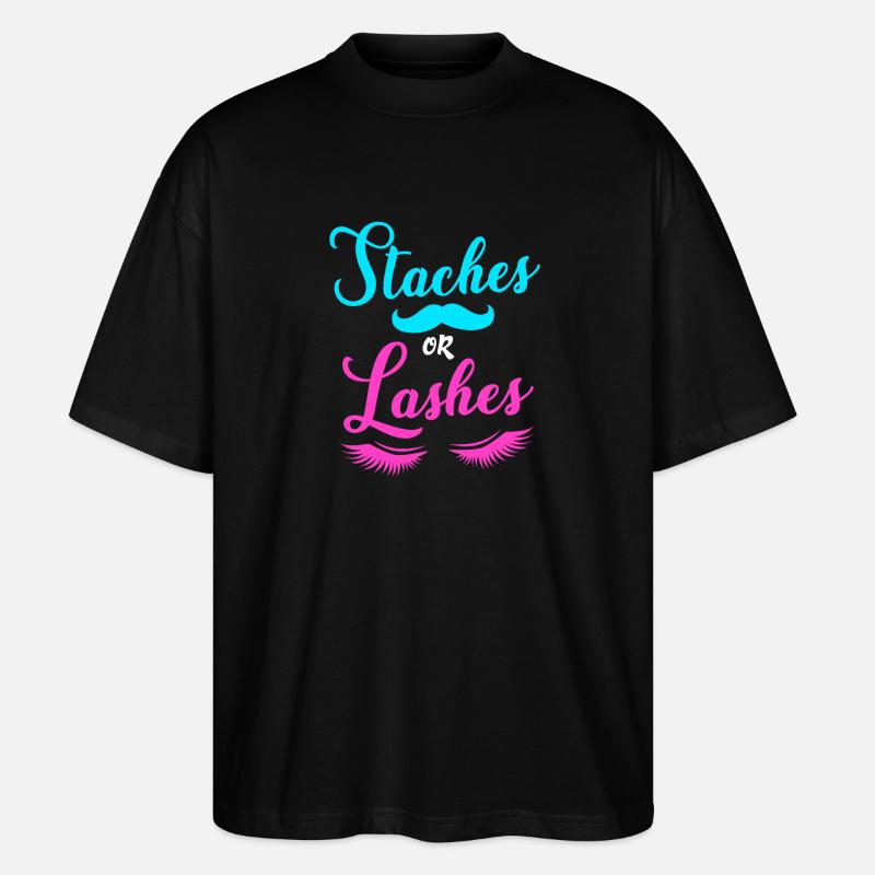 Gender Reveal - Stanley/Stella Oversized Unisex Bio T-Shirt Blaster 2.0 - Schwarz