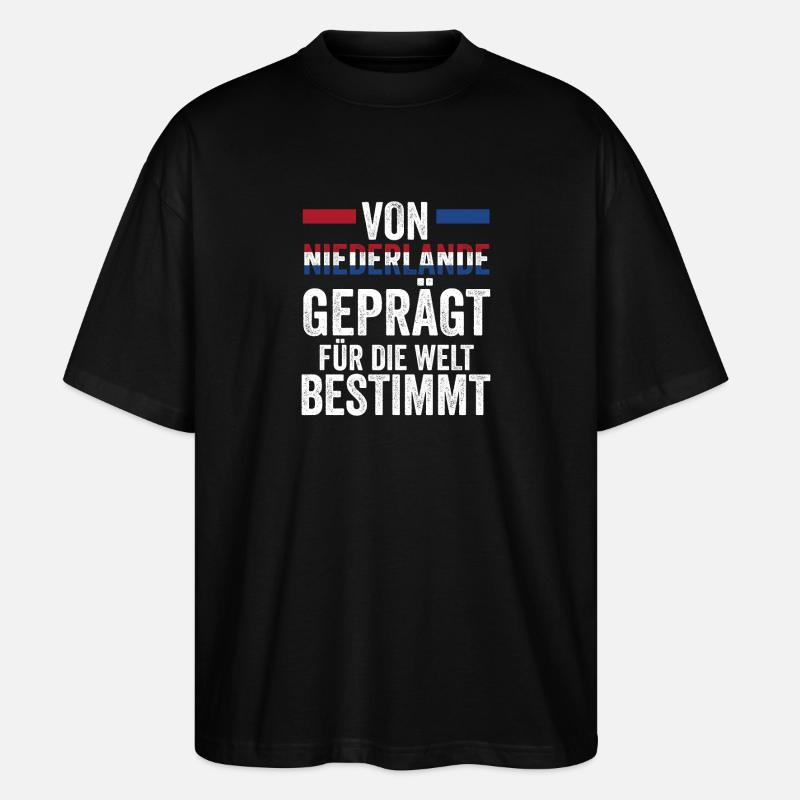 Pays-Bas Pays-Bas Pays-Bas - T-shirt bio Blaster 2.0 coupe oversize Stanley/Stella Unisexe - noir