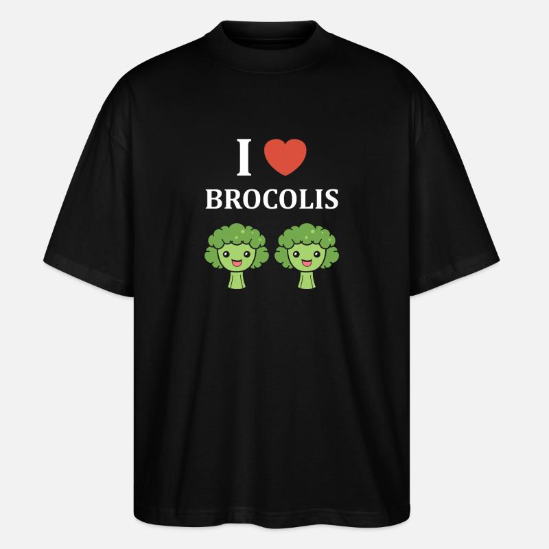 humour brocoli - T-shirt bio Blaster 2.0 coupe oversize Stanley/Stella Unisexe - noir