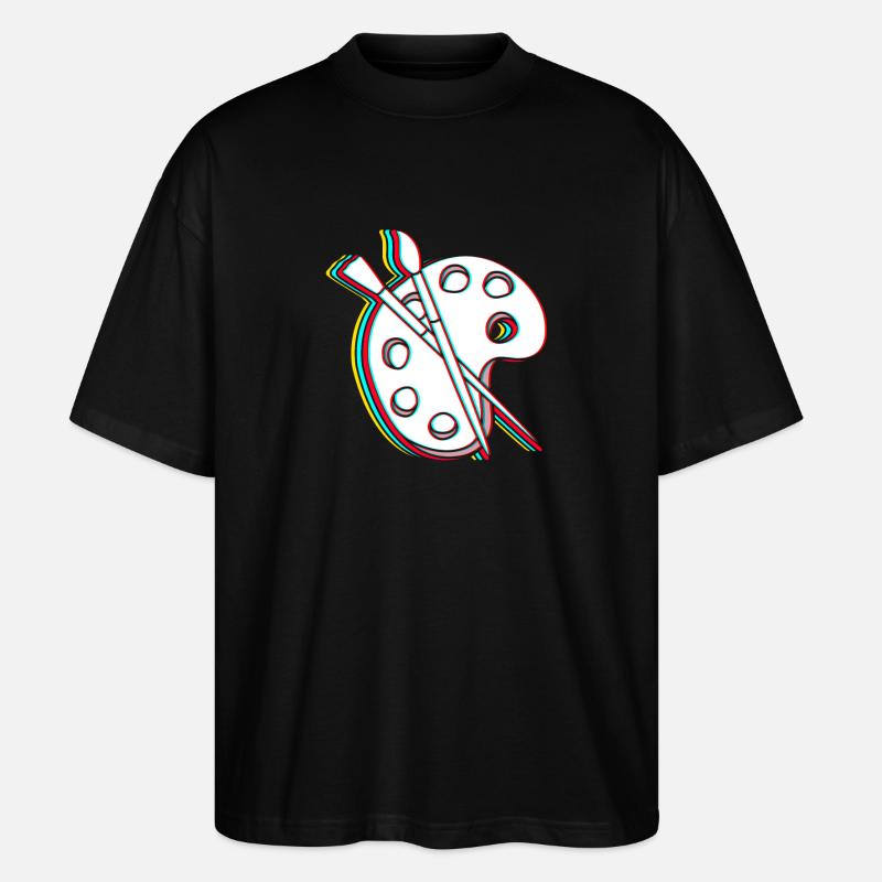 Painter - Stanley/Stella Oversized Unisex Organic T-shirt Blaster 2.0 - black