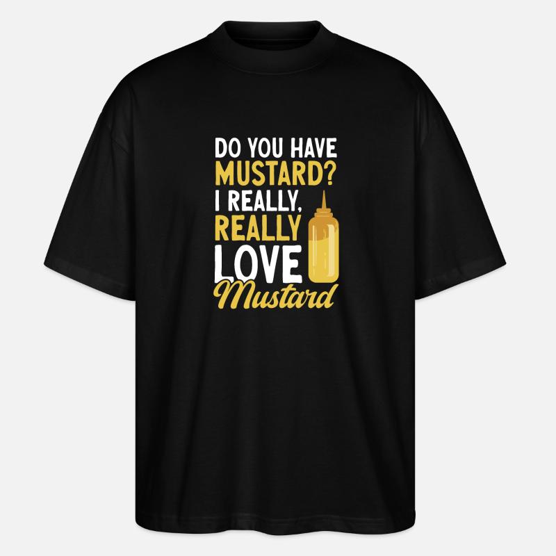 Senf Moutarde - T-shirt bio Blaster 2.0 coupe oversize Stanley/Stella Unisexe - noir